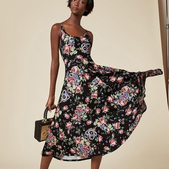 Reformation Cha Cha Dress in Bloom - Picture 1 of 8